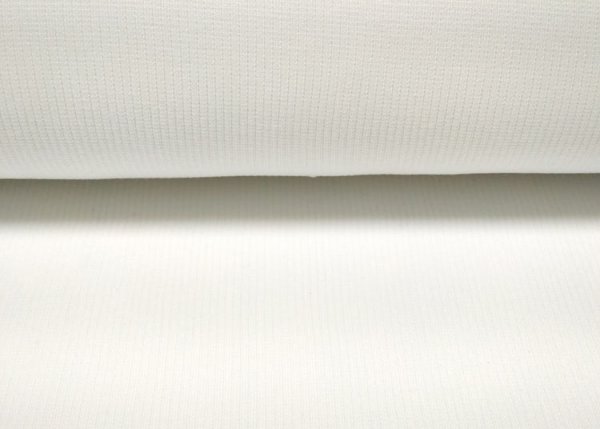Rippjersey uni ecru, Rib Jersey